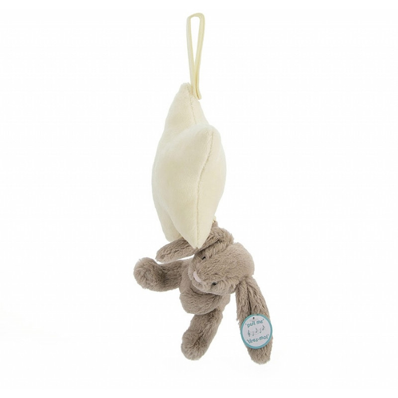 jellycat bunny star musical pull